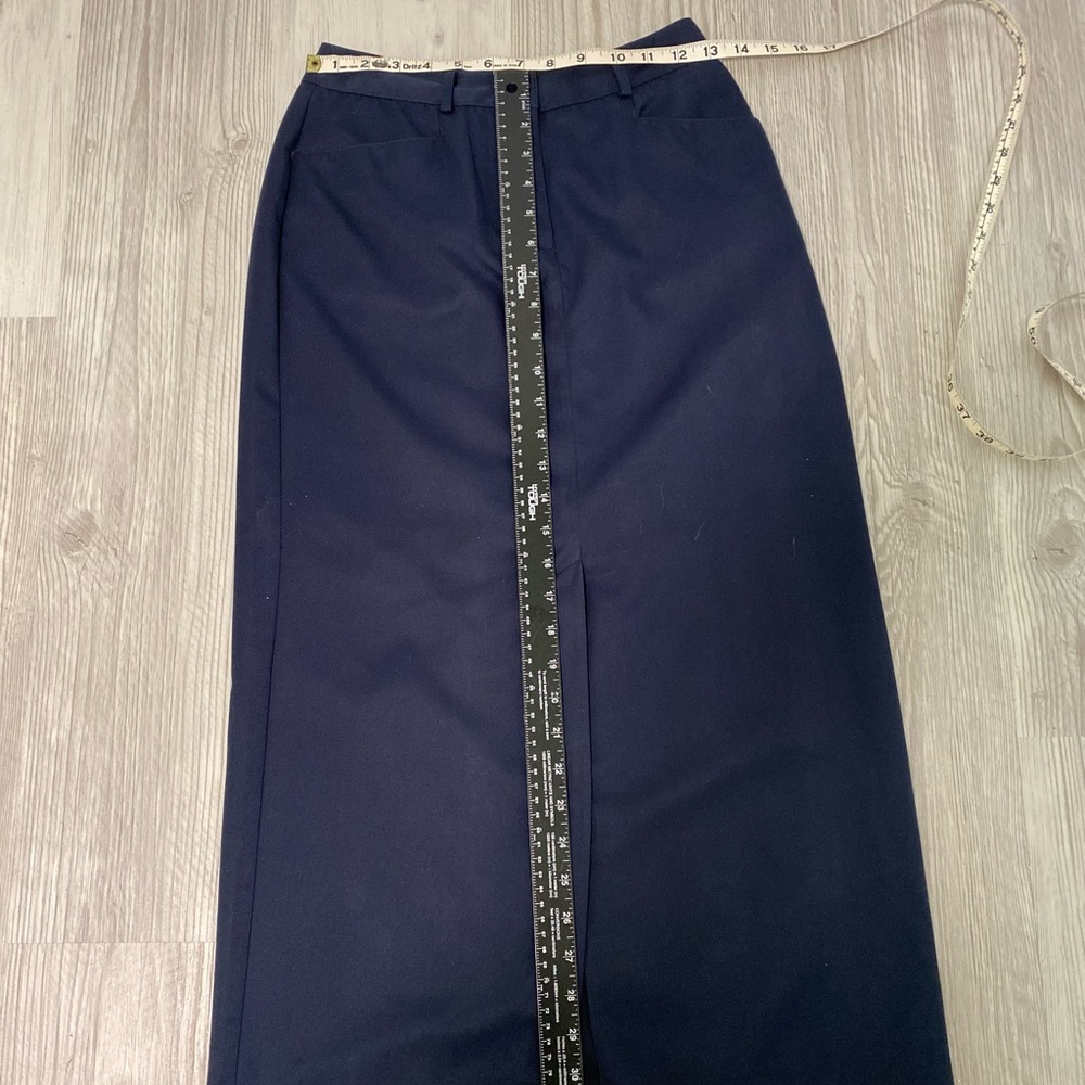 Liz Claiborne Liz Sport Blue Petite Skirt - Picture 8 of 9